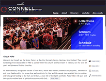 Tablet Screenshot of mikeconnellministries.com
